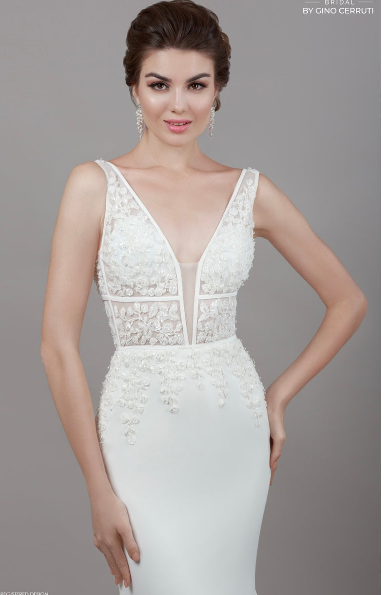 Lenovia 2253 Ivory Wedding Dress New Size 14