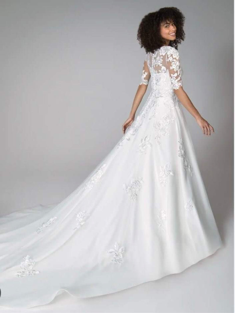 Anna Sorrano Breona Ivory Wedding Dress Size 14 New