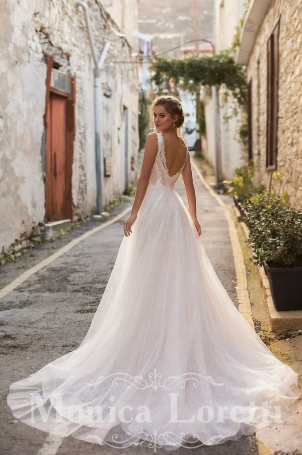 Monica Loretti Agostina Wedding Dress Size 10 New
