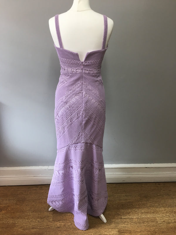 Bariano Lumies Lilac Dress Size 8