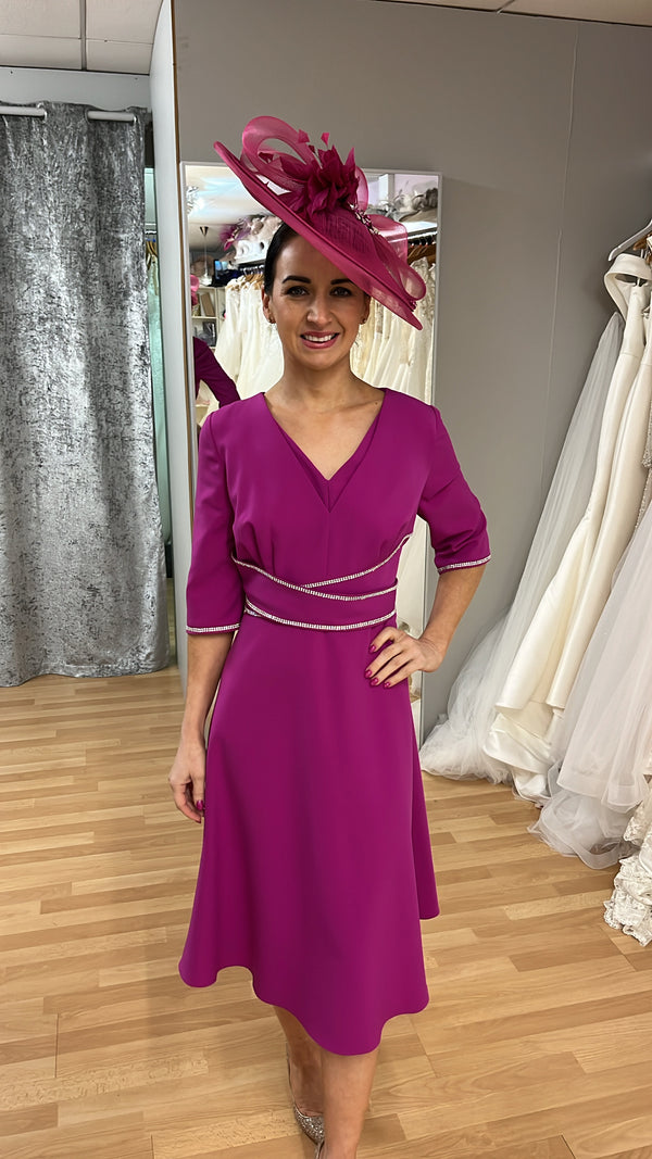 Fuchsia mother of the bride dresses online