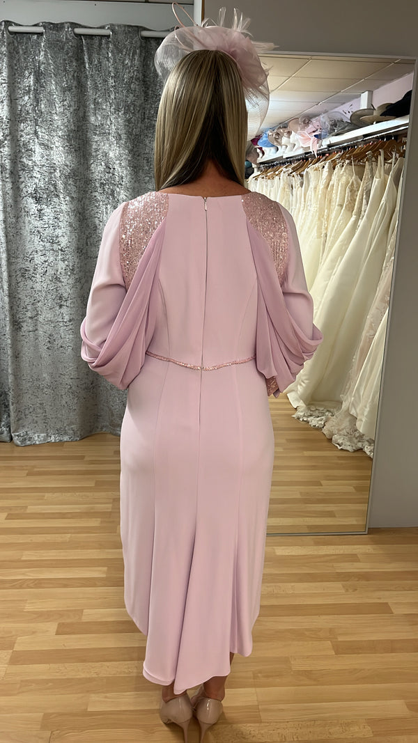 Carmen Melero Pink Mother Of The Bride Dress Size 14