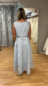 Gabriela Sanchez 7339 Azulejo Blue Mother Of The Bride/Groom Outfit Size 16
