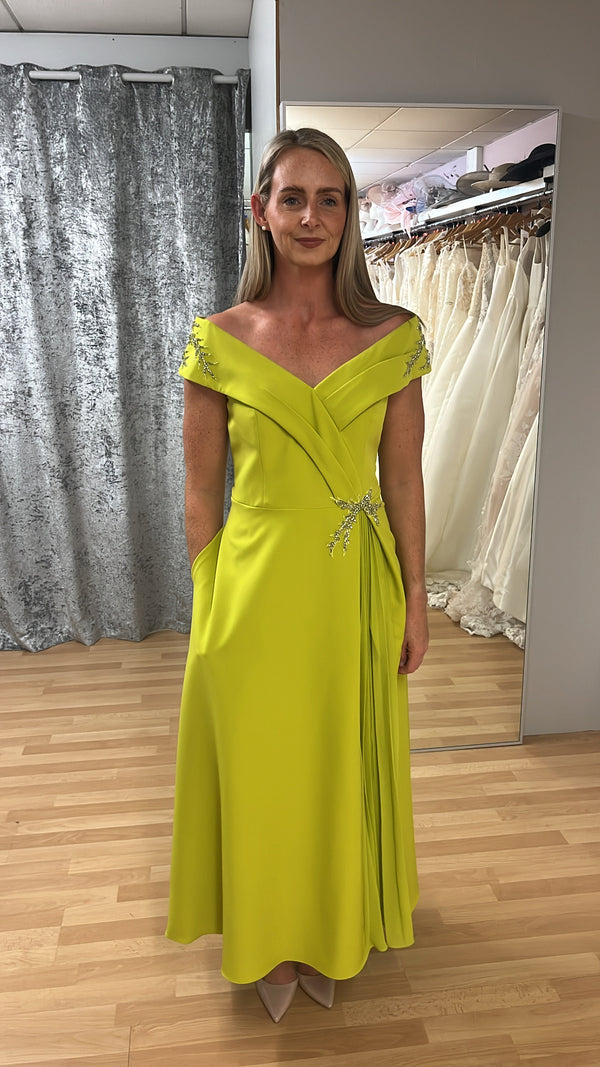 Veni Infantino 992454 Lime Dress Size 12