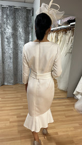 Anoola Ivory Mother Of The Bride/Groom Dress & Jacket Size 10