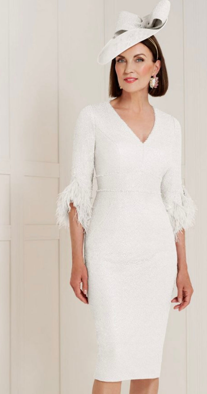 John Charles 29102 Ivory Mother Of The Bride Dress Size 20 – Loft