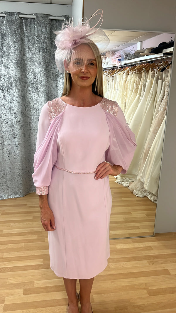 Carmen Melero Pink Mother Of The Bride Dress Size 14