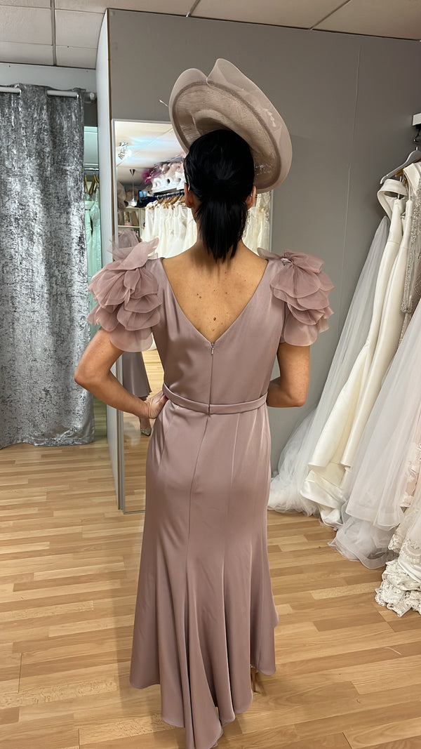 Couture Club Dusky Pink Mother Of The Bride/Groom Dress Size 10