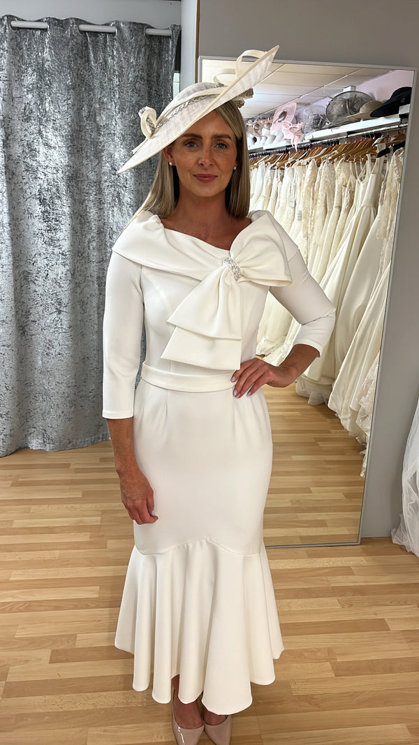 Anoola Ivory Mother Of The Bride Dress Size 10
