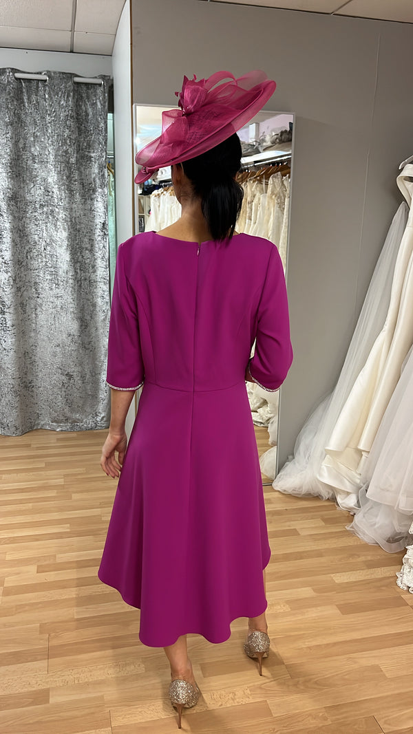 Gabriela Sanchez Fuchsia Mother Of The Bride Dress Size 12