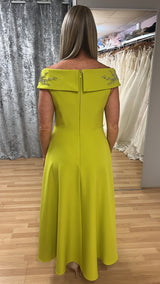 Veni Infantino 992454 Lime Dress Size 12