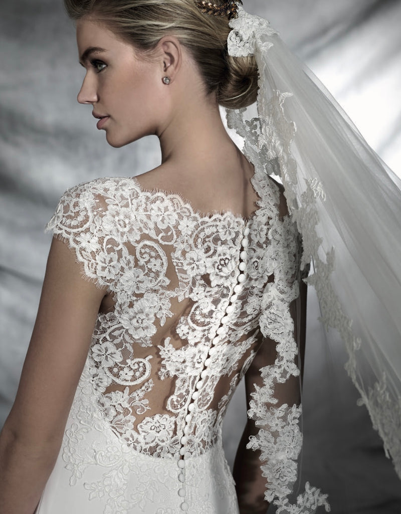 Pronovias Olbia Ivory Wedding Dress Size 10