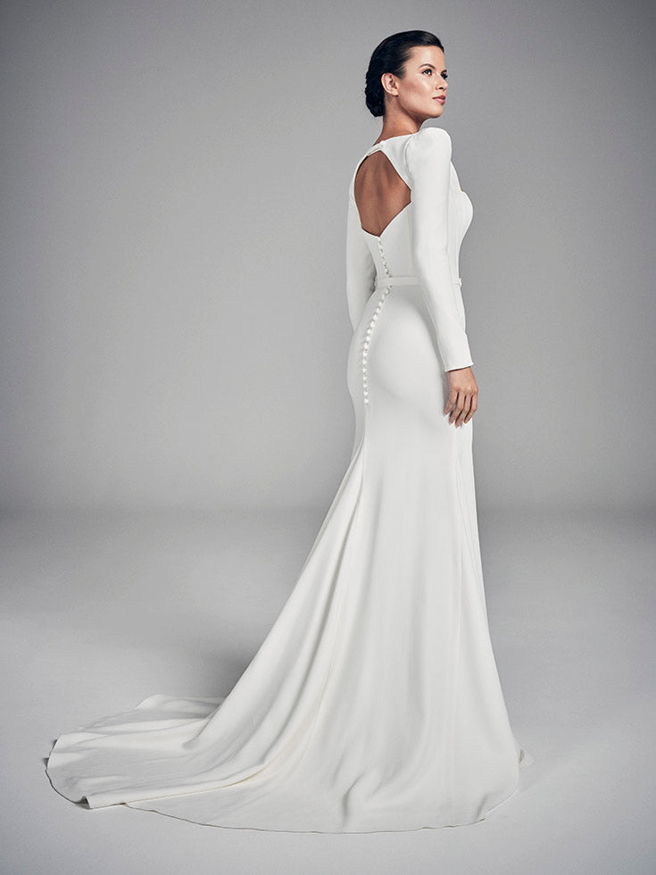 Suzanne Neville Amber Ivory Wedding Dress Size 18 (uk16)