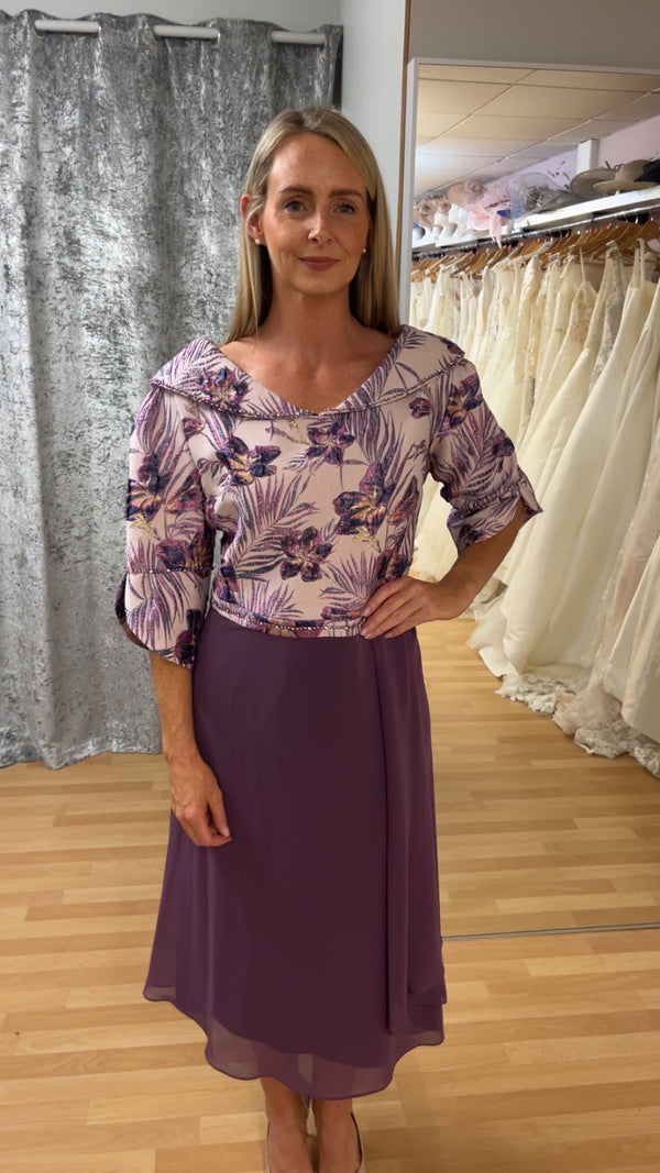 Lizabella Purple Mother Of The Bride/Groom Dress Size 20