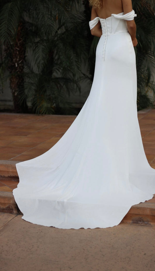 Cleo By Martina Liana 1453 - Essence Of Australia Ivory Wedding Dress Size 14 New
