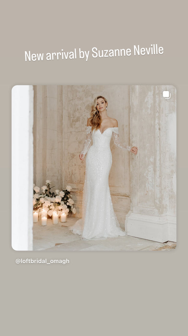 Suzanne Neville Excelsior Wedding Dress Size 8