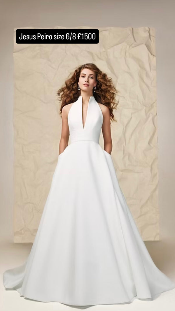 Jesus Peiro 2410 Ivory Wedding Dress Size 6/8