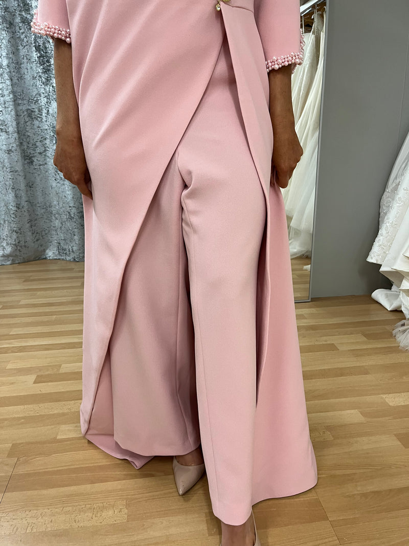 Phoenix V Statement Trouser Mother Of The Bride Outfit Pink Size 18