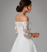 Anna Sorrano Dollie Tea Length Wedding Dress Size 14