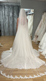 Naomi Neoh Fluer Wedding Dress Size 12 New Blush