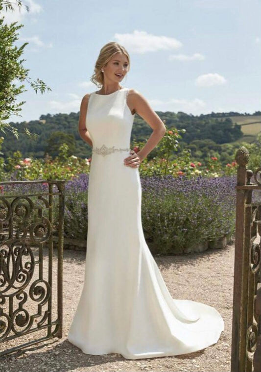 Romantica Averil Wedding Dress Size 12 Ivory