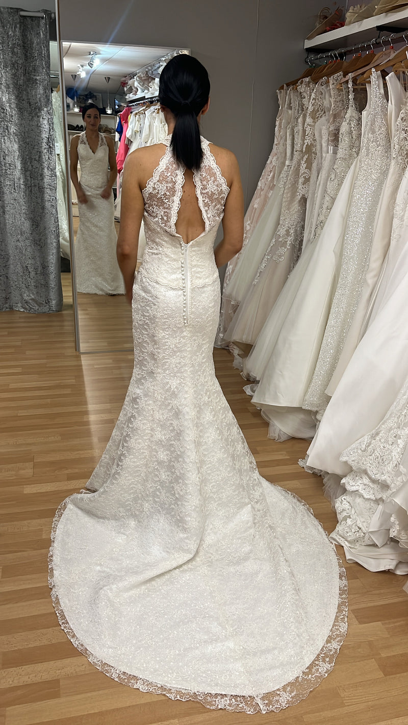 Pronovias Ivory Wedding Dress uk6