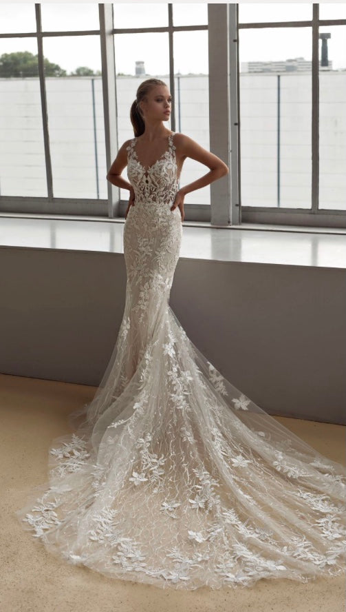 Modeca Libby Ivory Wedding Dress Size 14 New