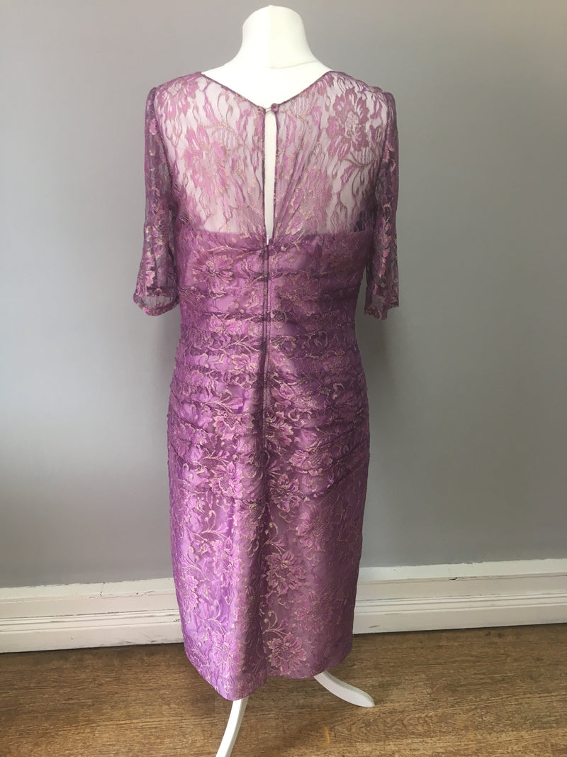 John Charles Purple Mother Of The Bride Outfit Size 12