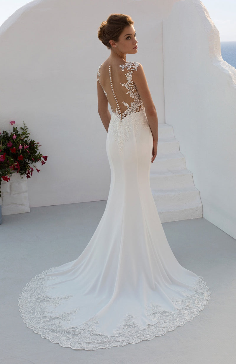 Mark Lesley 7237 Wedding Dress Brand New Size 12 Ivory