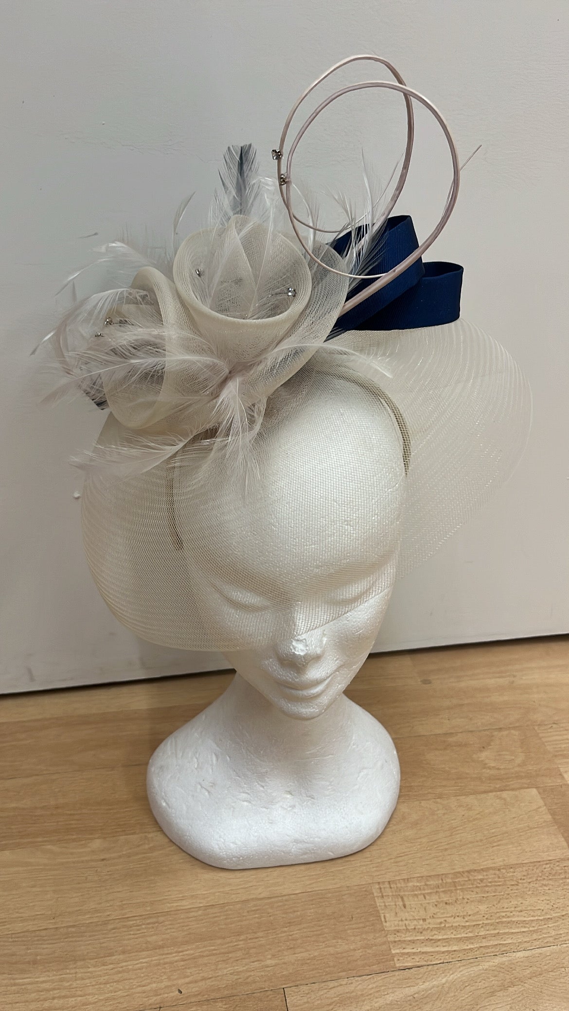 Gold And Navy Headpiece – Loft Bridal