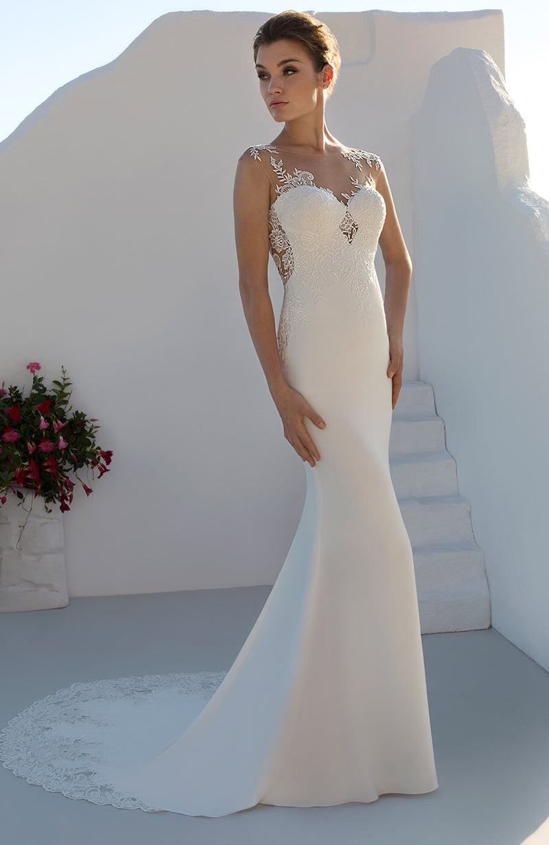 Mark Lesley 7237 Wedding Dress Brand New Size 12 Ivory