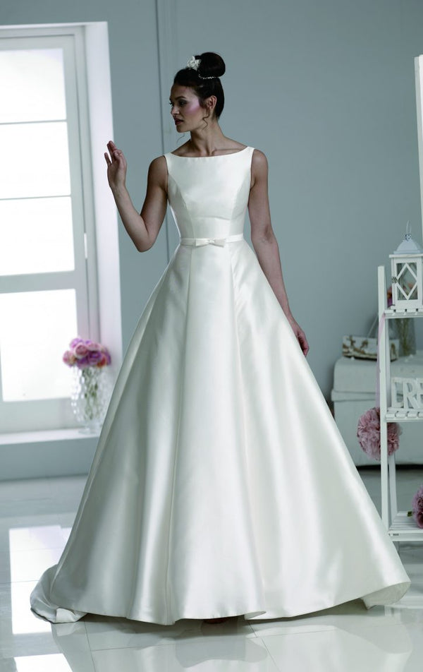 Phoenix Marley Dior Bow Wedding Dress Ivory Size 16