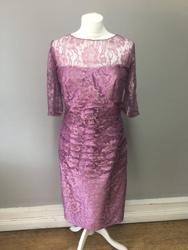 John Charles Purple Mother Of The Bride Outfit Size 12
