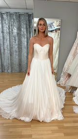 Naomi Neoh Fluer Wedding Dress Size 12 New Blush