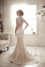 Eternity Bride D5341 White Wedding Dress Size 8 New