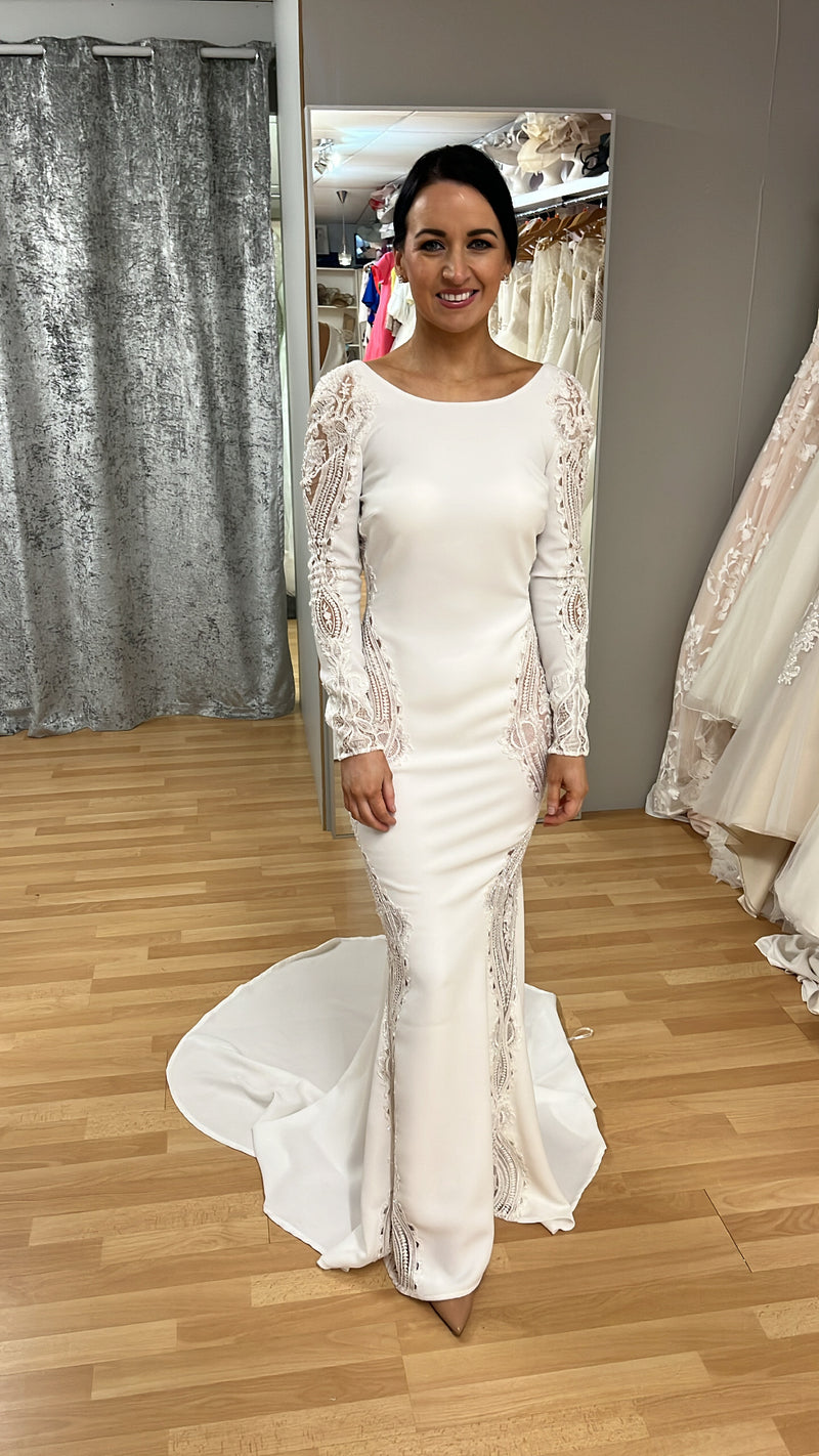 Pronovias Condesa Ivory Wedding Dress Size 6
