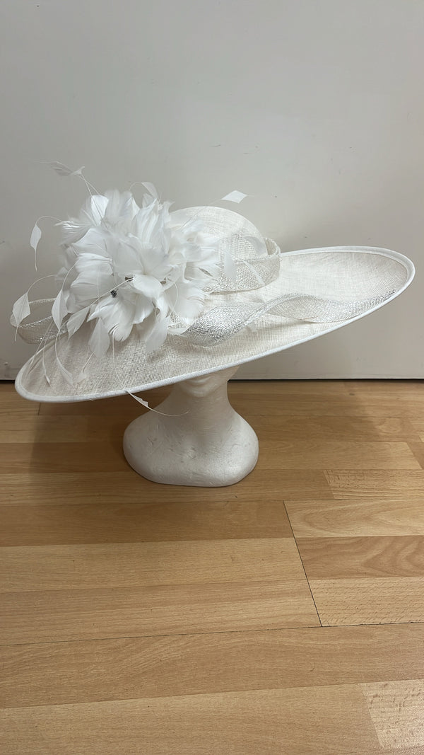 Ivory Hat Headpiece Snoxell Gwyther