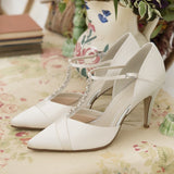 Rainbow Club Astrid Bridal Shoe Brand New Size 7.5 Ivory