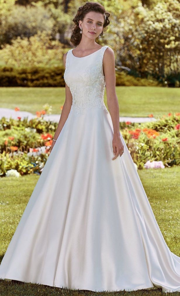 Rebecca Ingram Maggie Sottero Brooke Wedding Dress Size 8 Brand New Ivory